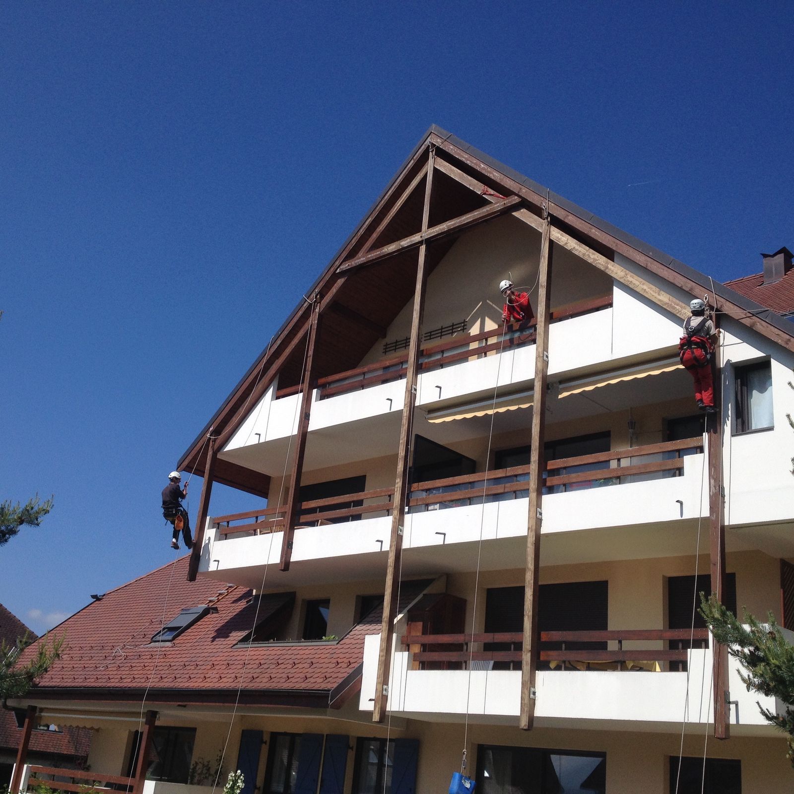 Lasure & peinture en hauteur